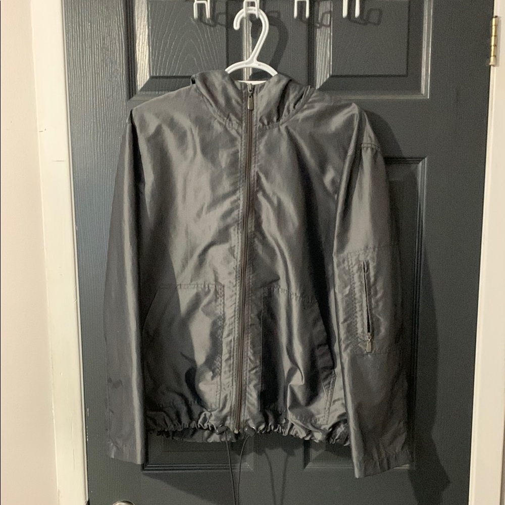 Gray Hooded Jacket